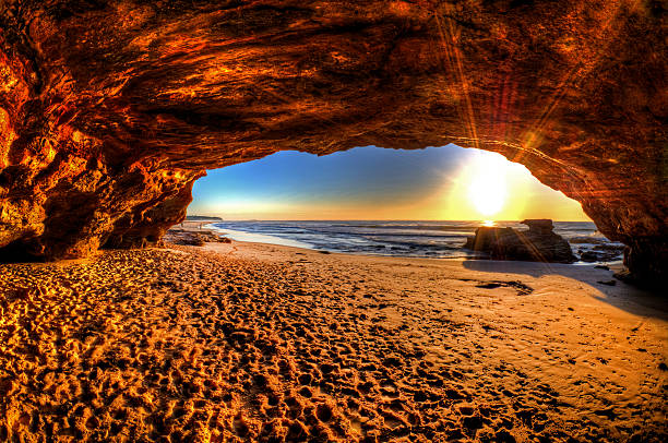 cave at caves beach