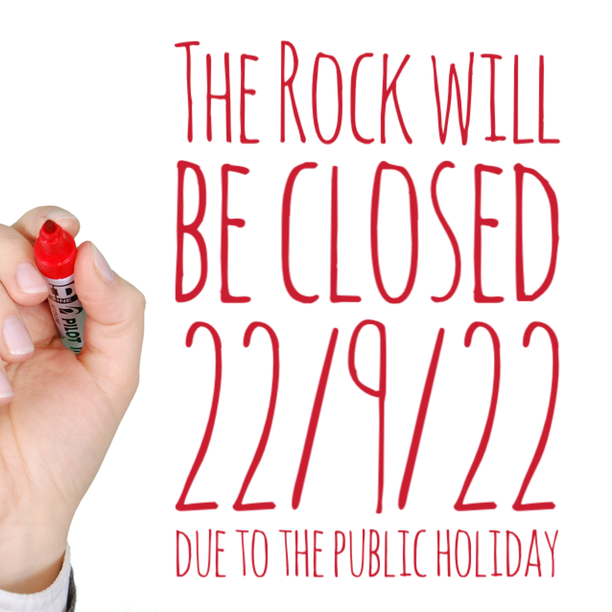 Closed for Public Holiday