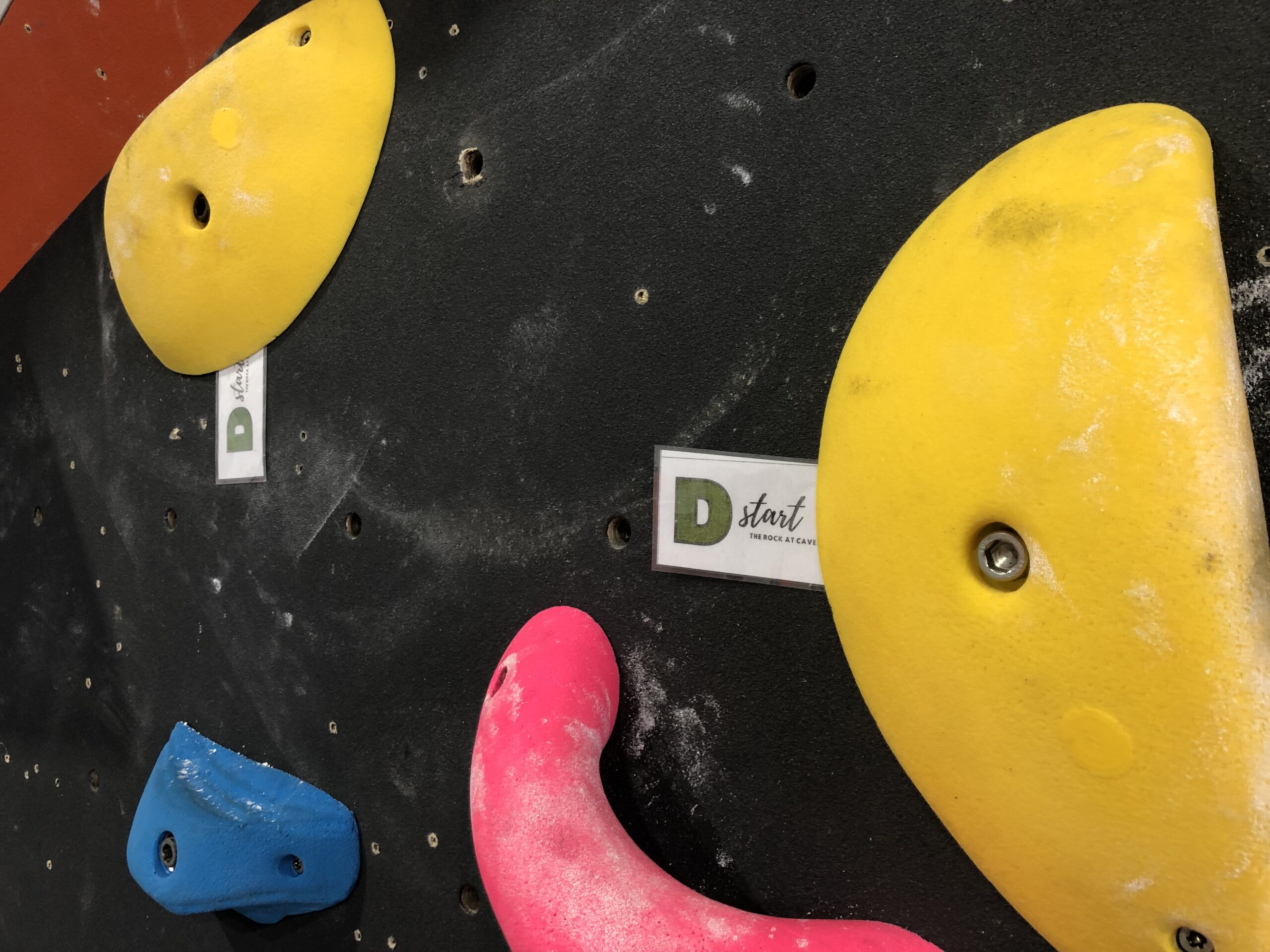 new set of climbs at the rock